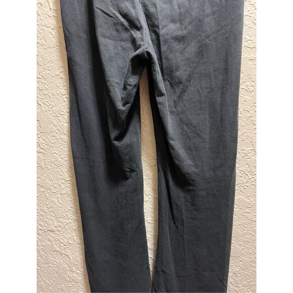 Victorias Secret Black With Grey Band Bootcut Leggings Woman’s Size Medium-Disco - Picture 12 of 14